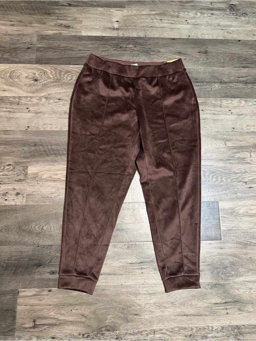 NWT All In Motion Velour Ribbed Jogger Bundle Cream Brown Size XL - Picture 2 of 5